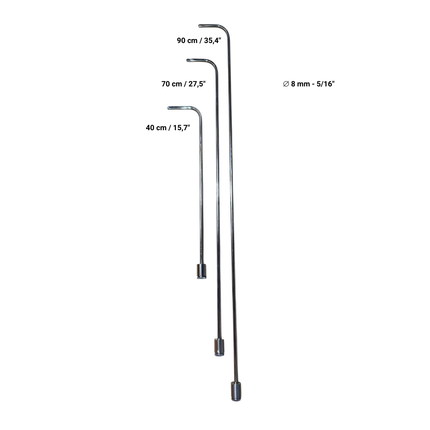 26 Parça Döndürülebilir ve Taktik Saplı Paslanmaz Çelik Çubuk Takımı 
