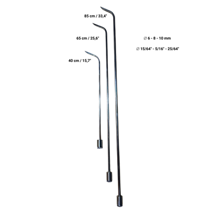 26 Parça Döndürülebilir ve Taktik Saplı Paslanmaz Çelik Çubuk Takımı 