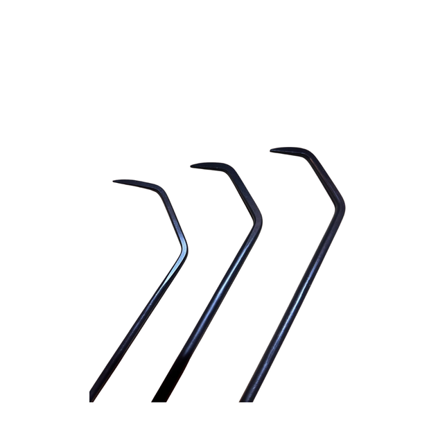 3 Parça Sustalı Özel Kıvrımlı Çubuk Takımı 