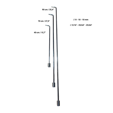 26 Parça Döndürülebilir ve Taktik Saplı Paslanmaz Çelik Çubuk Takımı 