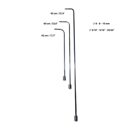 26 Parça Döndürülebilir ve Taktik Saplı Paslanmaz Çelik Çubuk Takımı 