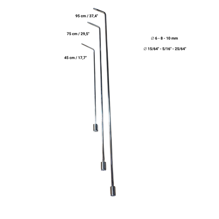 26 Parça Döndürülebilir ve Taktik Saplı Paslanmaz Çelik Çubuk Takımı 