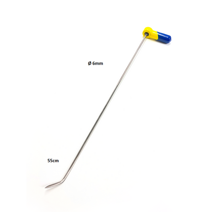 Tek Parça Sustalı Çubuk - 55cm/6mm - 360 Derece 