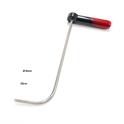Tek Parça Sustalı Çubuk - 30cm/8mm - 360 Derece 